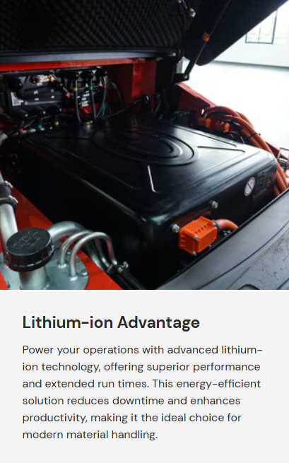 [EP] EFX252 - 2.5 Tonne Counterbalance Forklift (Lithium)